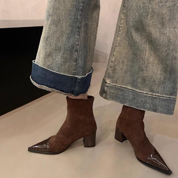 Stivali donna skinny tacco alto - Punta appuntita - Viva Armonia