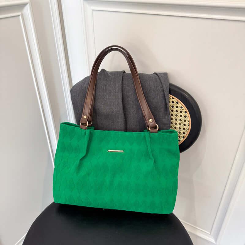 Borsa donna minimalista elegante - Tracolla trapuntata - Viva Armonia