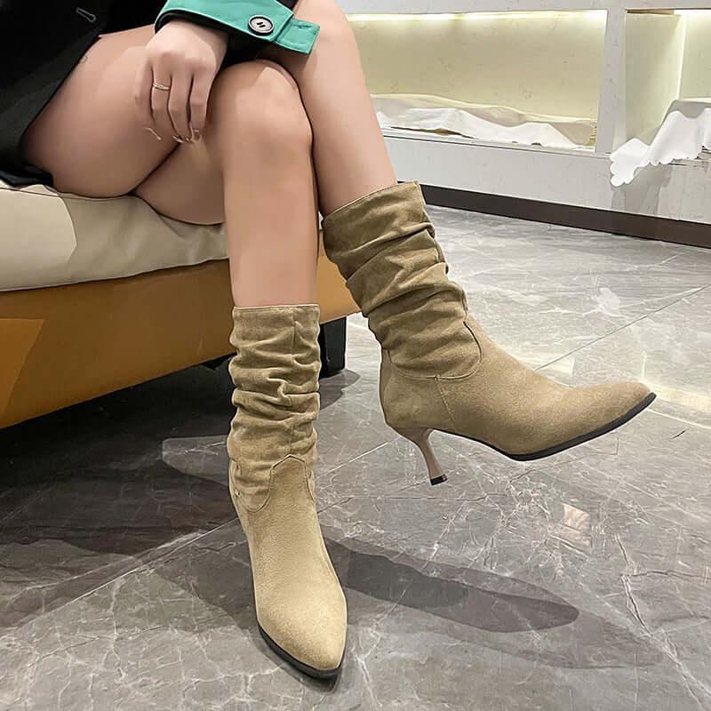 Stivaletti invernali donna con punta alta per un comfort e stile eccezionali - Viva Armonia