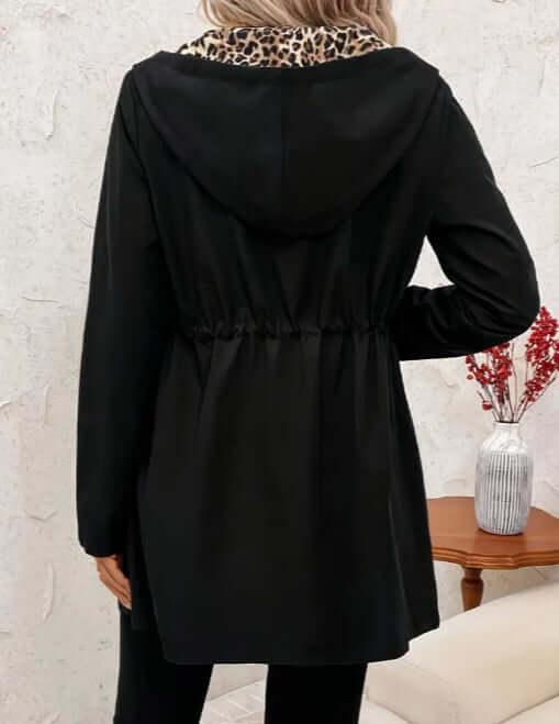 Giacca reversibile donna con cappuccio - Doppia faccia con zip - Viva Armonia