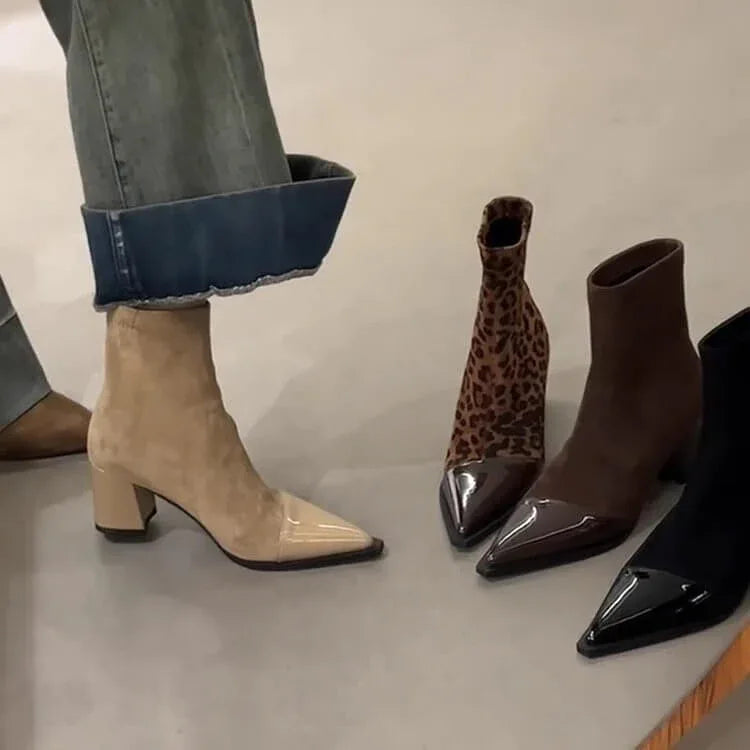 Stivali donna skinny tacco alto - Punta appuntita - Viva Armonia