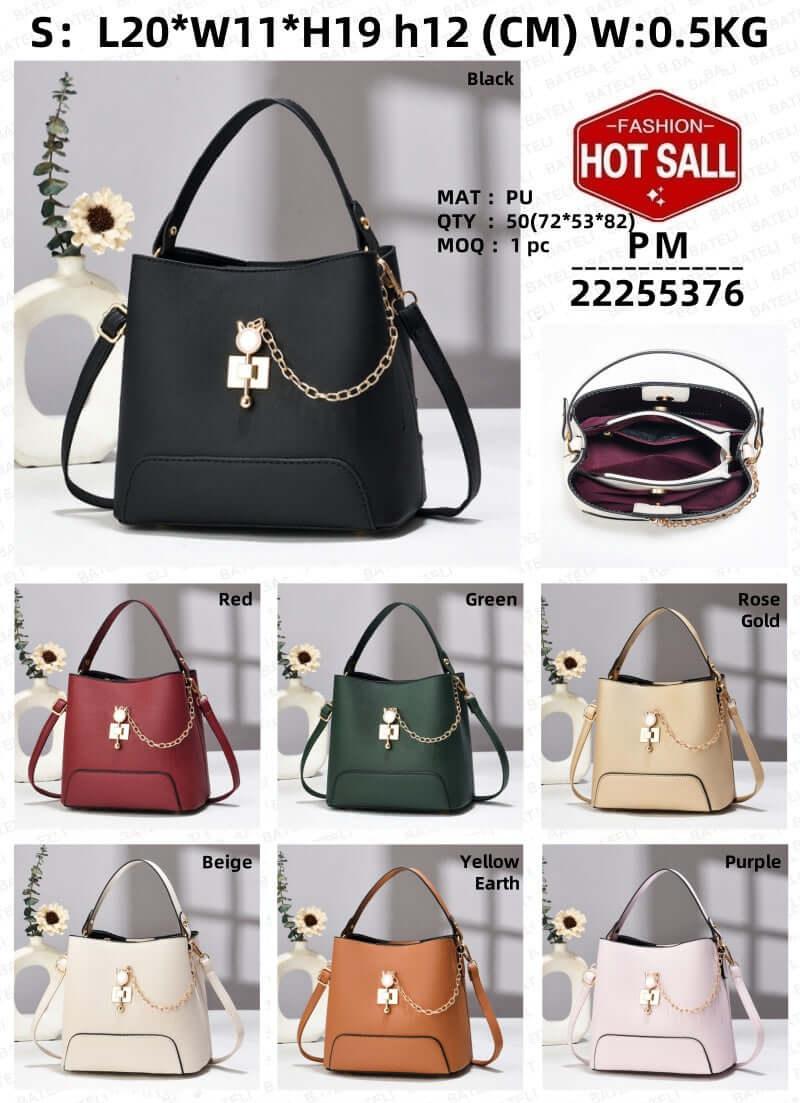 Borsa a secchiello di classe - Borsa a tracolla da donna in pelle Pu Borsa da donna elegante Borsa a tracolla da donna - Viva Armonia