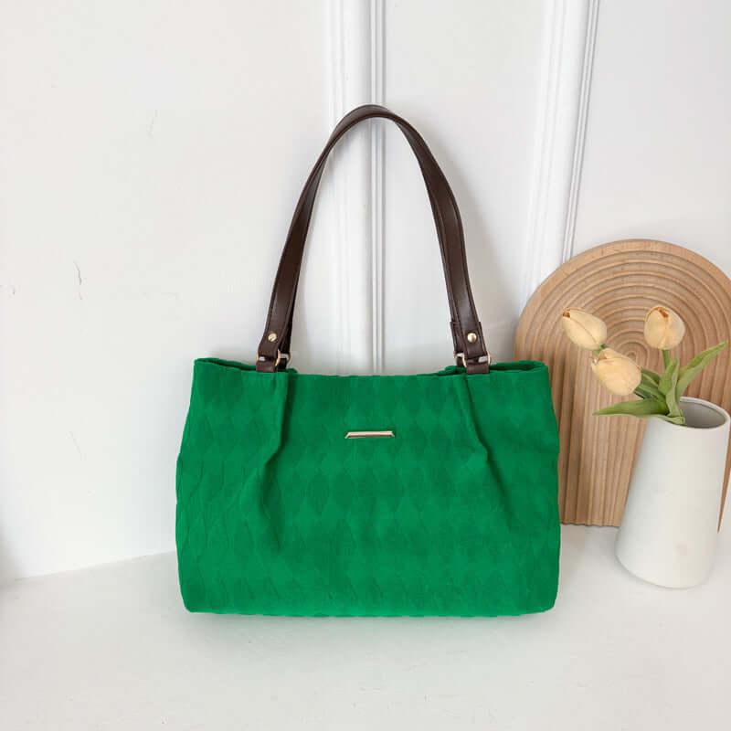 Borsa donna minimalista elegante - Tracolla trapuntata - Viva Armonia