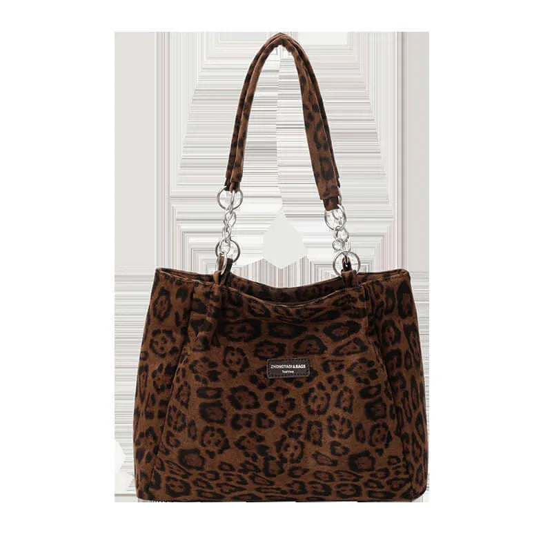 Borsa tote leopardata donna 2025s Ultimo stile alla moda - Viva Armonia